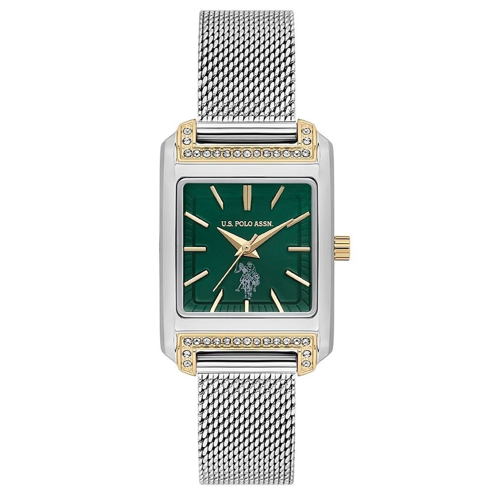 U.s. Polo Assn. USPA2073-04 Quartz Hasır Gri Yeşil Kadran Kadın Kol Saati