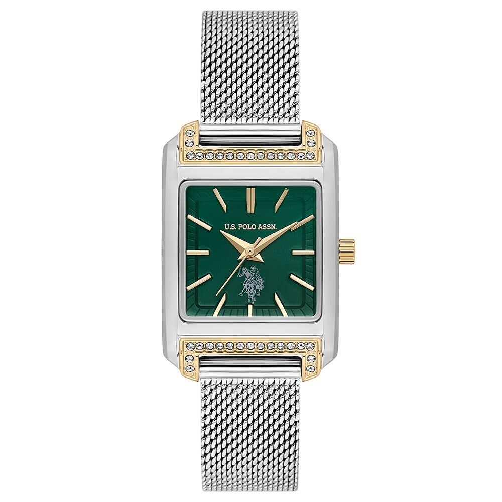 U.s. Polo Assn. USPA2073-04 Quartz Hasır Gri Yeşil Kadran Kadın Kol Saati