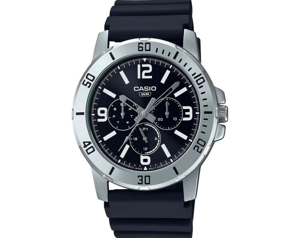 Casio MTP-VD300-1BUDF Quartz Silikon Siyah 45 mm Erkek Kol Saati