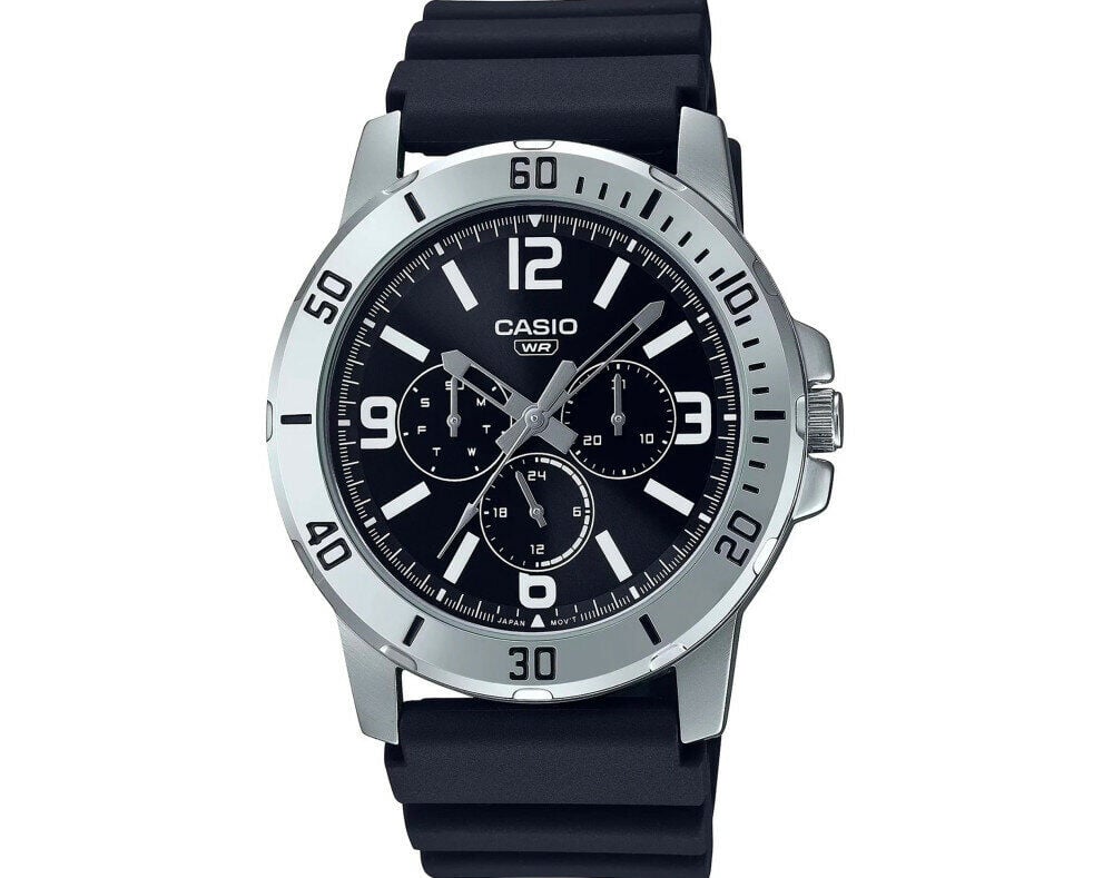 Casio MTP-VD300-1BUDF Quartz Silikon Siyah 45 mm Erkek Kol Saati