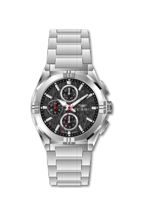 Ferro Gümüş Çelik Kordon Erkek Kol Saati FM40137A-A2