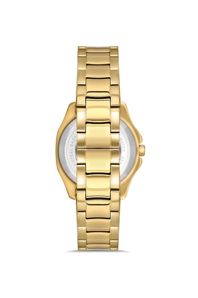 Ferro FL43008A-B6 Quartz Çelik Altın Rengi Yeşil Kadran 31 mm Kadın Kol Saati