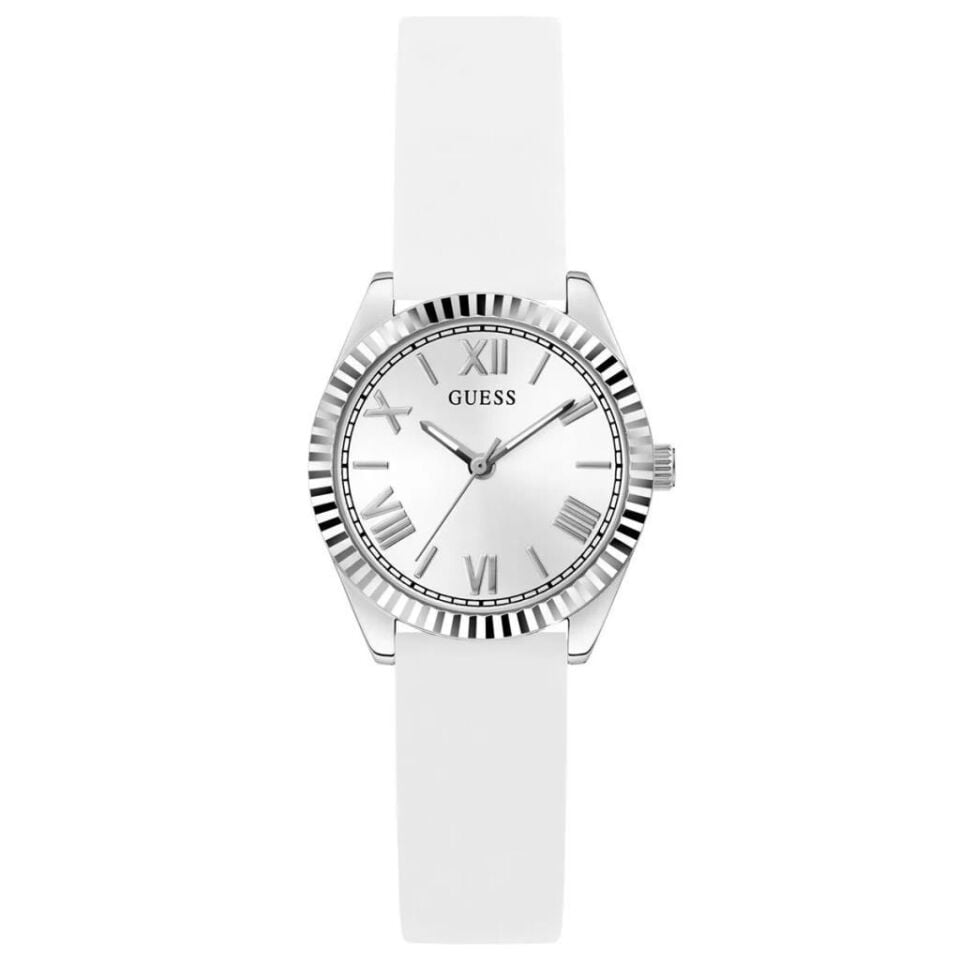Guess GUGW0724L1 Quartz Silikon Beyaz 30 mm Kadın Kol Saati
