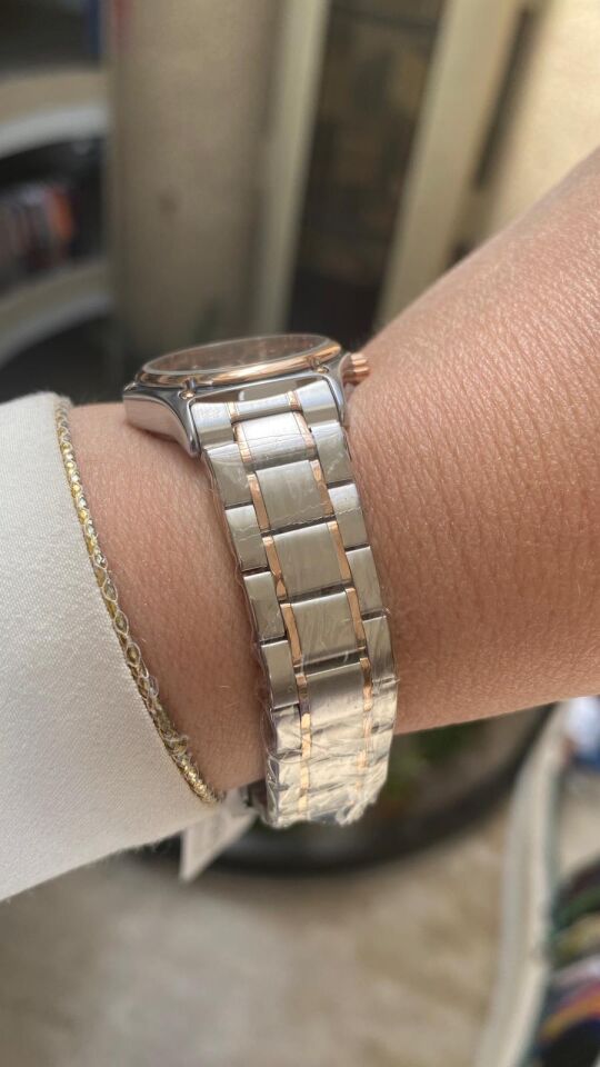 Ferro Quartz Çelik Rose/Gri 30 mm Kadın Kol Saati