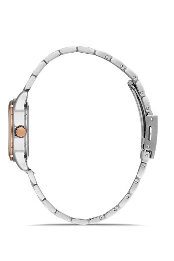 Ferro Quartz Çelik Rose/Gri 30 mm Kadın Kol Saati