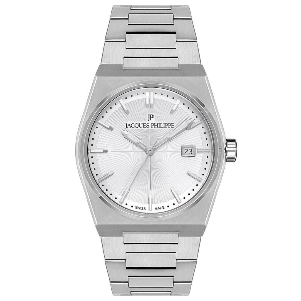 Jacques Philippe JPQGS421326 Swiss Made Safir Cam 40 mm Gri Erkek Kol Saati