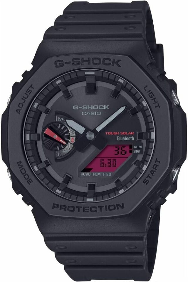 Casio GA-B2100BBR-1ADR Quartz Silikon Siyah 20 ATM 45 mm Erkek Kol Saati