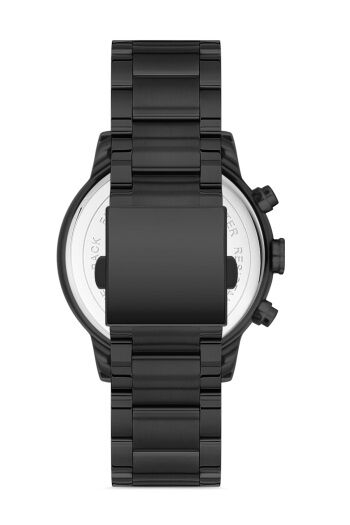 Ferro FM31916A-G Siyah Çelik Kordon 45 mm Fonksiyonlu Erkek Saati