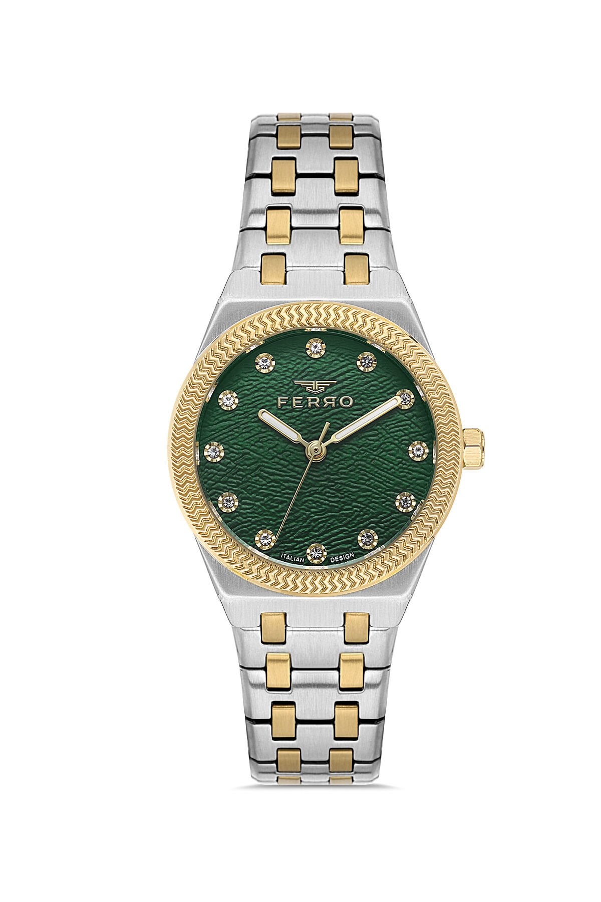 Ferro Gümüş Çelik Kordon Kadın Kol Saati FL40146A-D6 3ATM Su Geçirmez 2 Yıl Garantili HediyePaketli