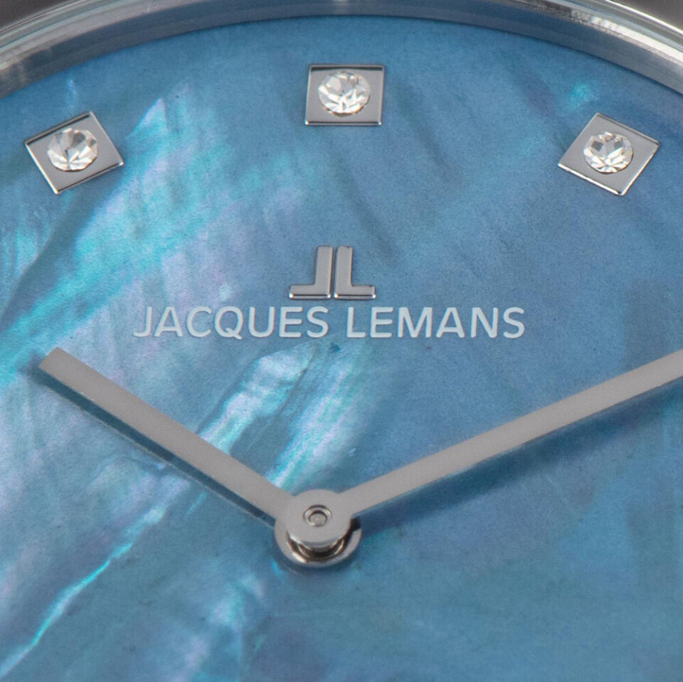 Jacques Lemans Milano 1-2001N Quartz Çelik Mavi/Gri 36 mm Kadın Kol Saati