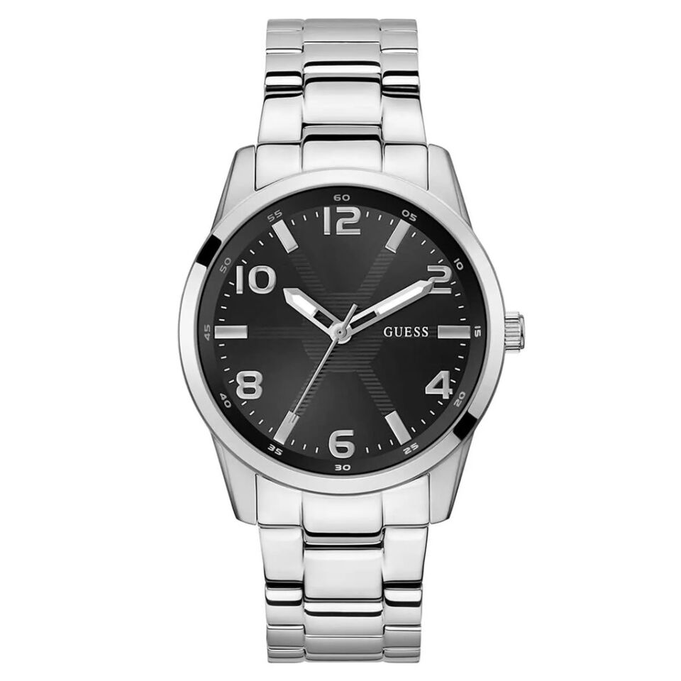 Guess GUGW0804G2 Quartz Çelilk Gri Siyah Kadran 42 mm Erkek Kol Saati
