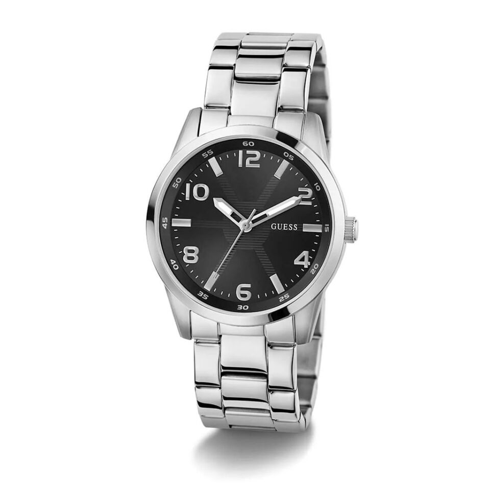 Guess GUGW0804G2 Quartz Çelilk Gri Siyah Kadran 42 mm Erkek Kol Saati