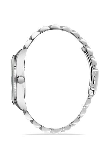 Ferro Gümüş Çelik Kordon Erkek Kol Saati F11247A-A3 3 ATM Su Geçirmez 2 Yıl Garantili Hediye Paketli