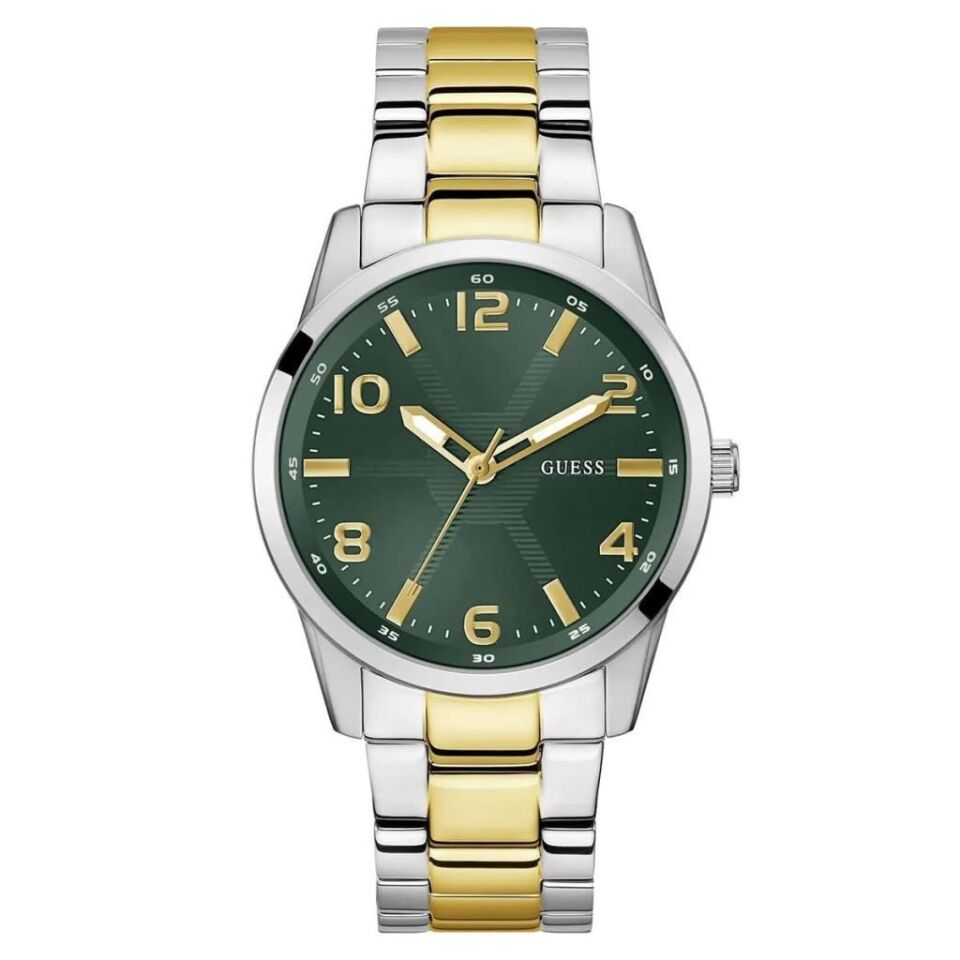 Guess GUGW0804G4 Quartz Çelik Altın/Gri Yeşil Kadran 42 mm Erkek Kol Saati