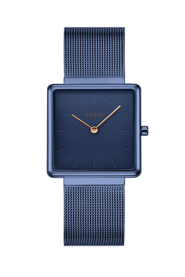 Obaku Denmark V236LXLLML Quartz Çelik Lacivert Safir Cam 28 mm Kadın Kol Saati