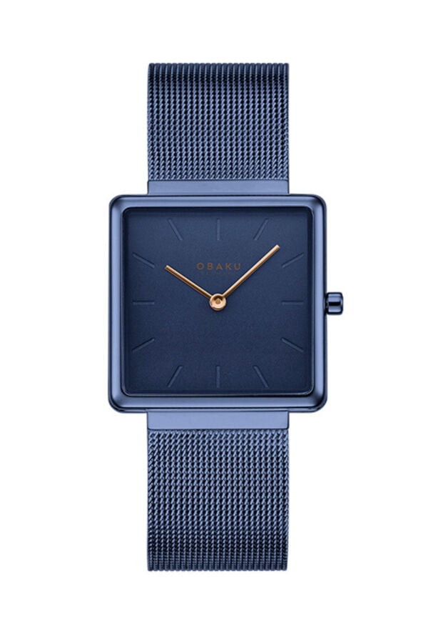Obaku Denmark V236LXLLML Quartz Çelik Lacivert Safir Cam 28 mm Kadın Kol Saati