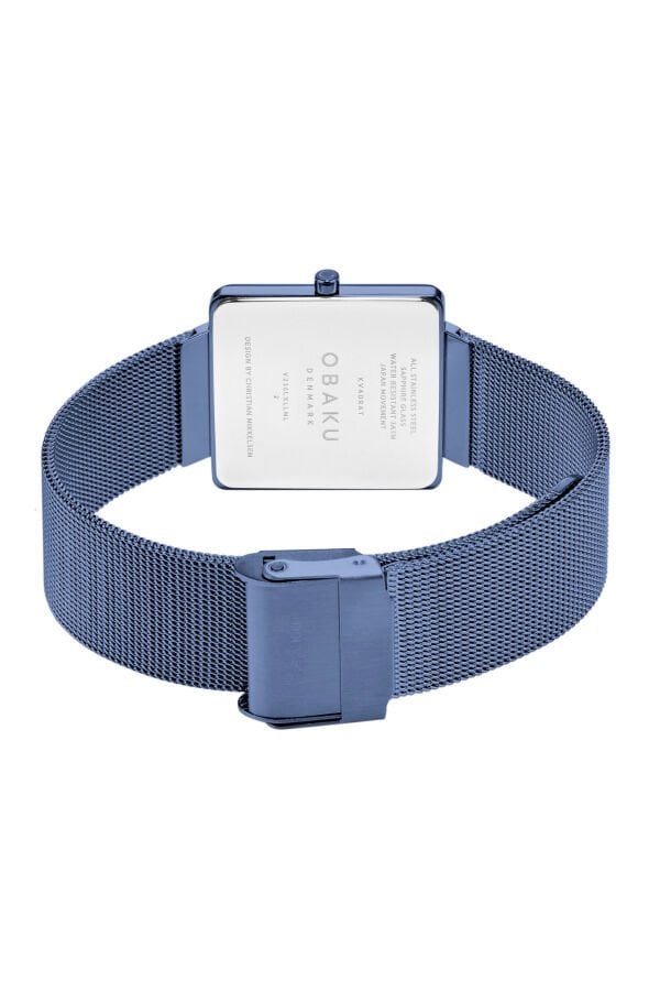 Obaku Denmark V236LXLLML Quartz Çelik Lacivert Safir Cam 28 mm Kadın Kol Saati