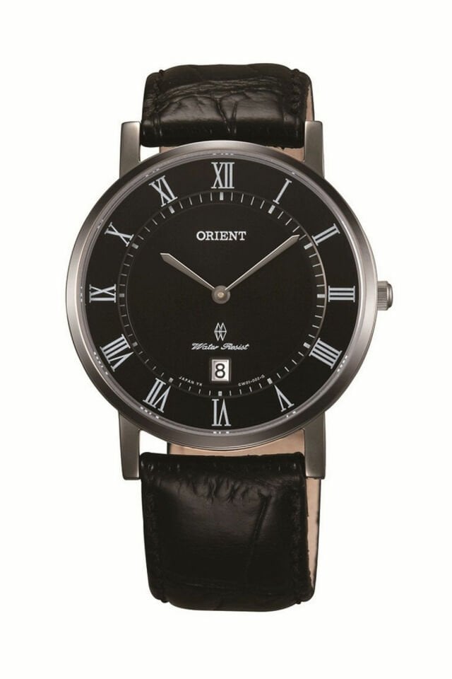 Orient FGW0100DB0 Quartz Deri Siyah Safir Cam 38 mm Erkek Kol Saati