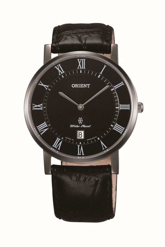 Orient FGW0100DB0 Quartz Deri Siyah Safir Cam 38 mm Erkek Kol Saati