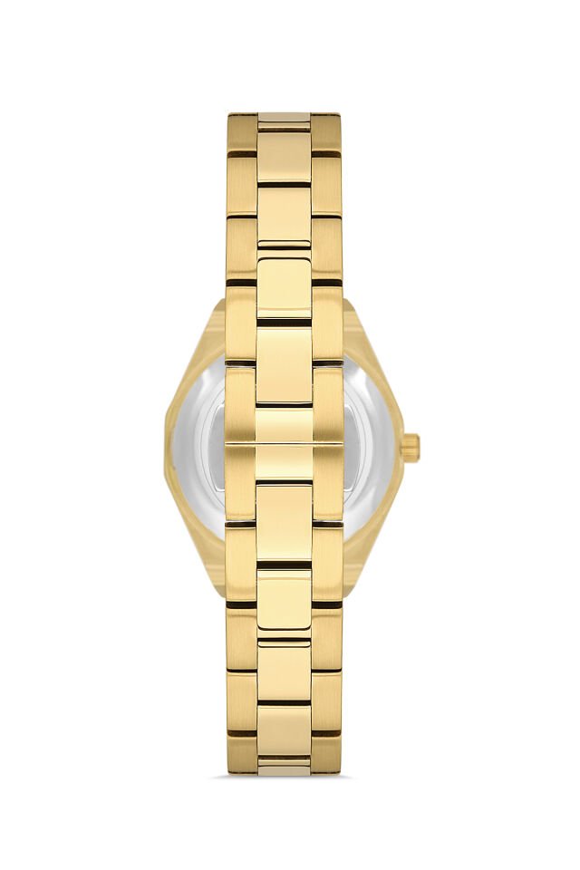 Ferro Sarı Çelik Kordon Kadın Kol Saati FL43014A-B2 3ATM Su Geçirmez 2 Yıl Garantili HediyePaketli