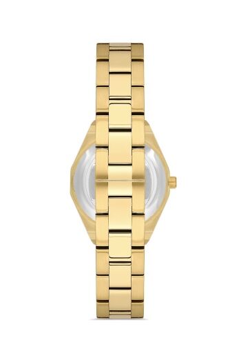 Ferro Sarı Çelik Kordon Kadın Kol Saati FL43014A-B 3ATM Su Geçirmez 2 Yıl Garantili HediyePaketli