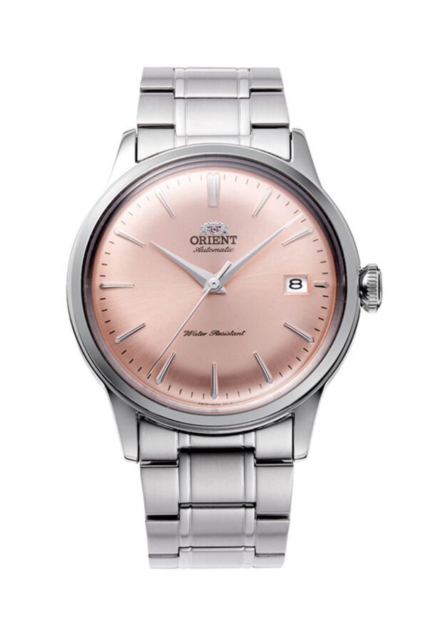 Orient Bambino Kurmalı Otomatik Çelik Gri Kristal Cam 38 mm Erkek Kol Saati