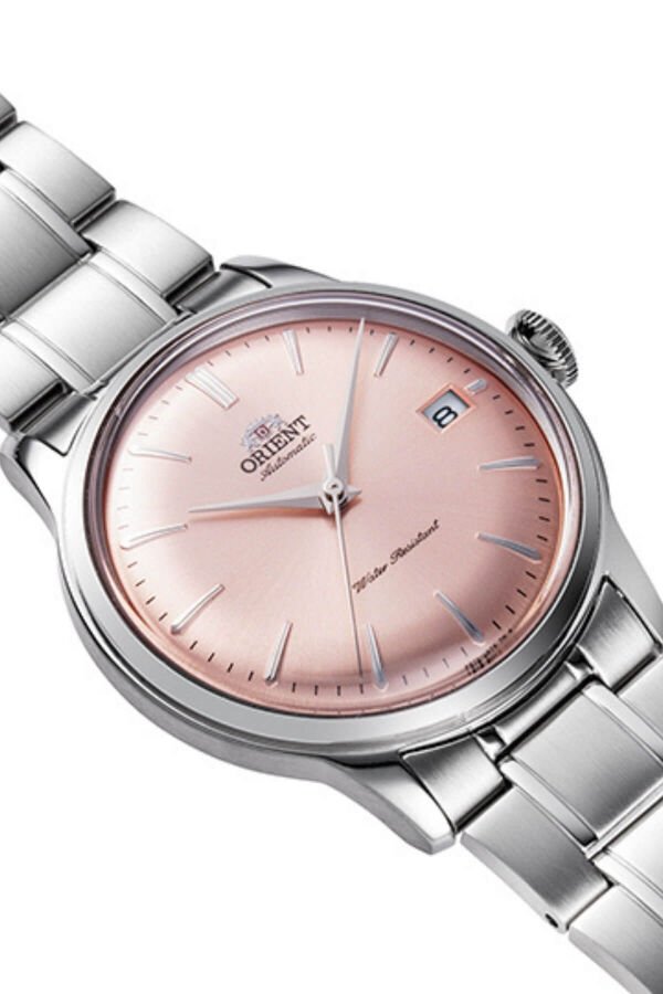 Orient Bambino Kurmalı Otomatik Çelik Gri Kristal Cam 38 mm Erkek Kol Saati