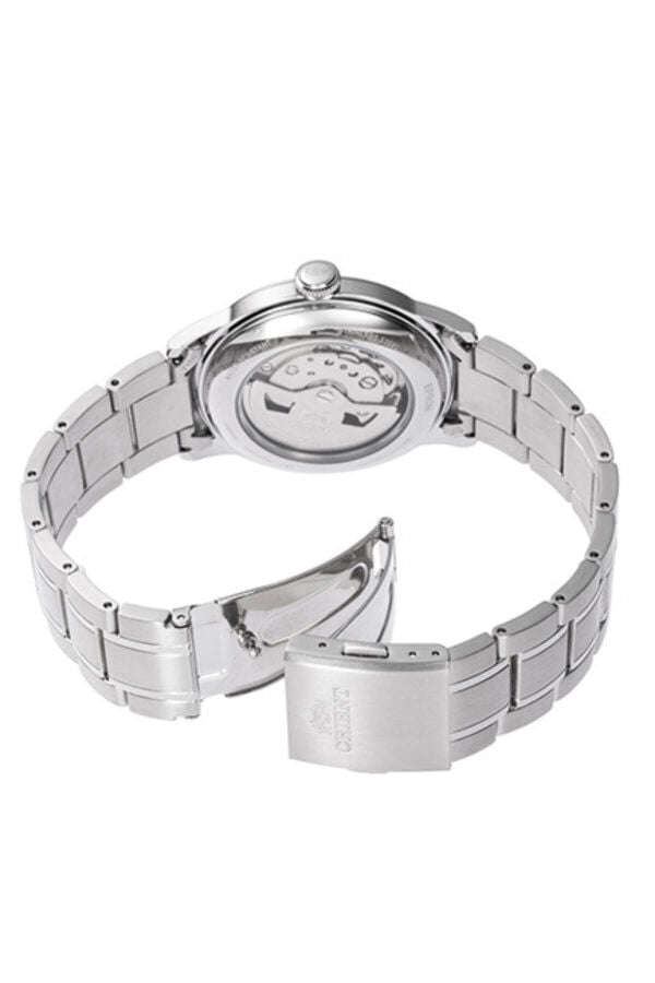 Orient Bambino Kurmalı Otomatik Çelik Gri Kristal Cam 38 mm Erkek Kol Saati