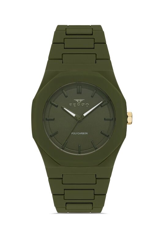 Ferro Yeşil Silikon Kordon Erkek Kol Saati F11400D-19F