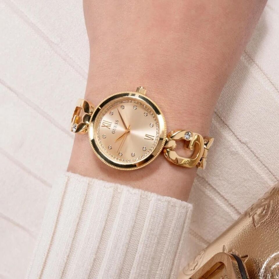 Guess GUGW0759L2 Quartz Çelik Altın Rengi 30 mm Kadın Kol Saati