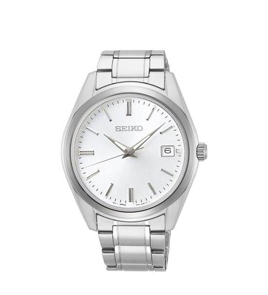 Seiko SUR307P Quartz Çelik Gri Safir Cam 40 mm Erkek Kol Saati