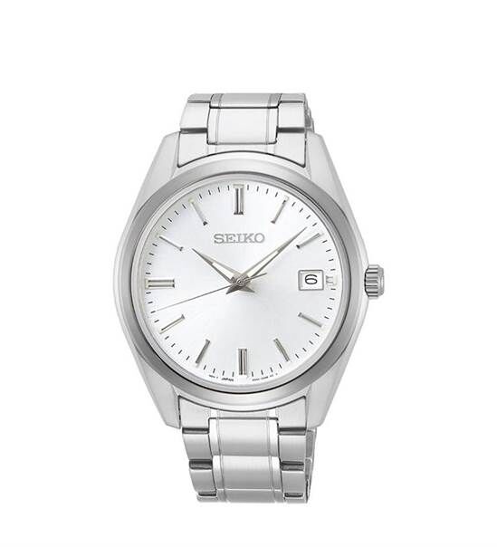 Seiko SUR307P Quartz Çelik Gri Safir Cam 40 mm Erkek Kol Saati