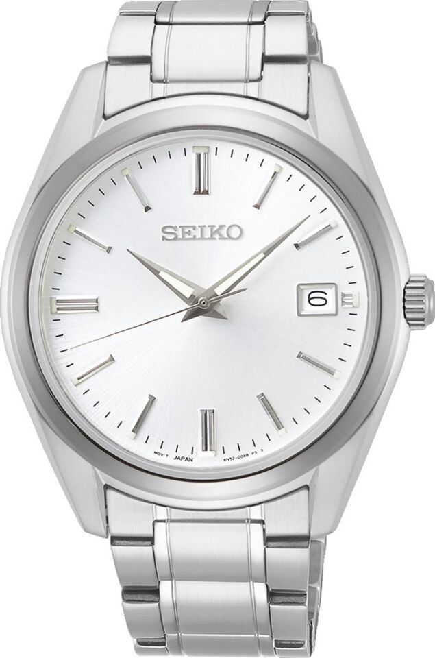 Seiko SUR307P Quartz Çelik Gri Safir Cam 40 mm Erkek Kol Saati