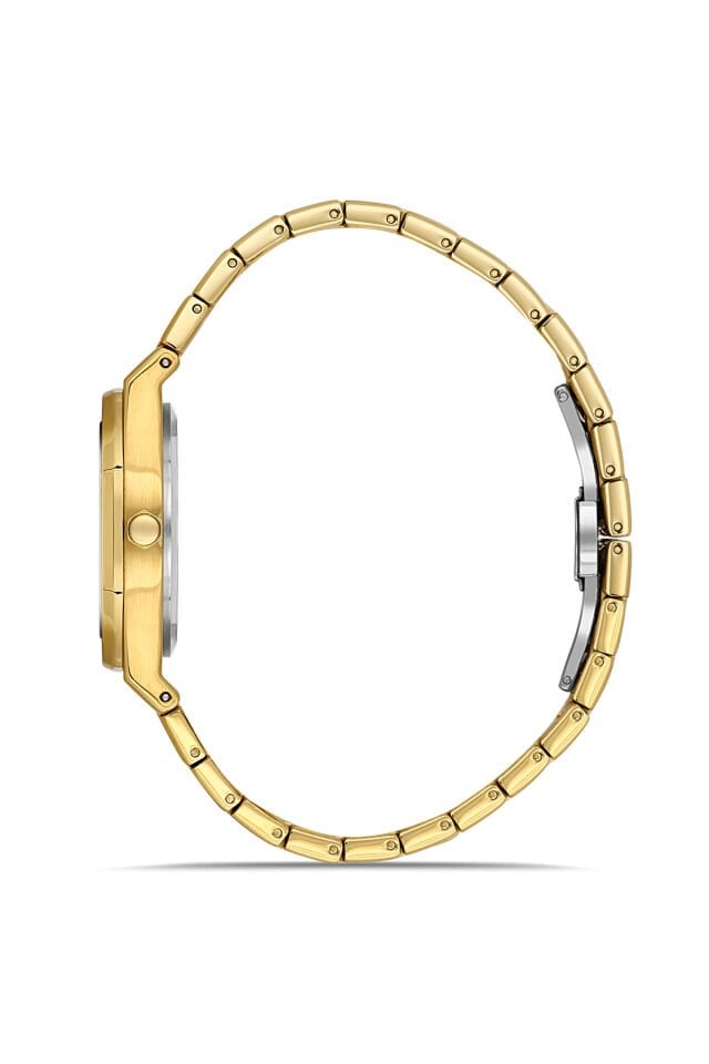 Ferro FL43029A-B Quartz Çelik Altın Rengi 33 mm Kadın Kol Saati