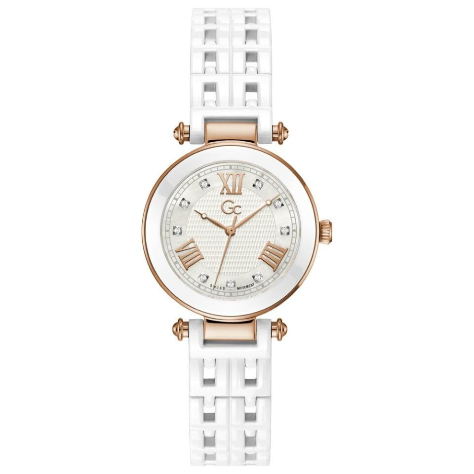 Gc GCY66001L1MF 32 mm Beyaz Kadın Kol Saati