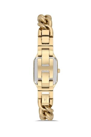 Ferro FL40132A-B Quartz Çelik Altın Rengi 21 mm Kadın Kol Saati