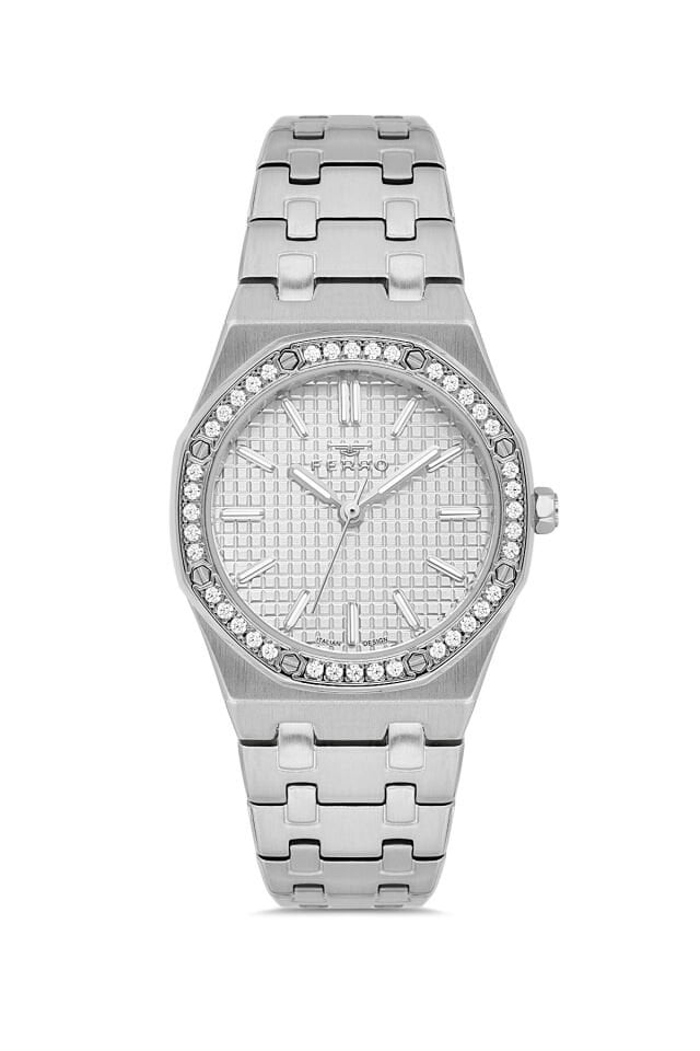Ferro FL43029A-A Quartz Çelik Gri 33 mm Kadın Kol Saati