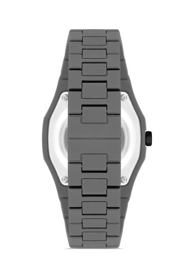 Ferro Gri Silikon Kordon Erkek Kol Saati F11400D-45G 3 ATM Su Geçirmez 2 Yıl Garantili HediyePaketli