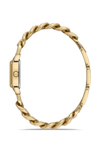 Ferro FL40132A-B Quartz Çelik Altın Rengi 21 mm Kadın Kol Saati