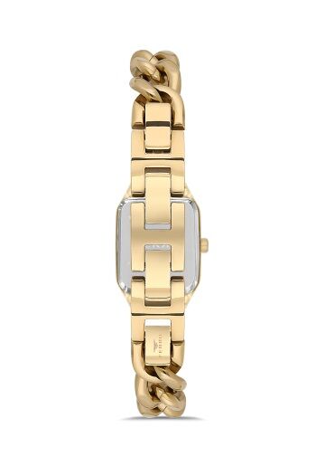 Ferro FL40132A-B Quartz Çelik Altın Rengi 21 mm Kadın Kol Saati