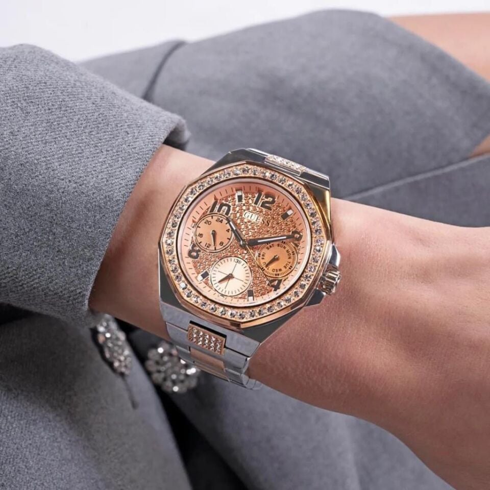 Guess GUGW0777L3 Quartz Çelik Rose/Gri 40 mm Kadın Kol Saati