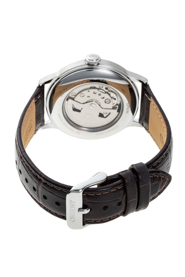Orient RA-AK0702Y30B Kurmalı Otomatik Deri Kahverengi Kristal Mineral Cam 41 mm Erkek Kol Saati