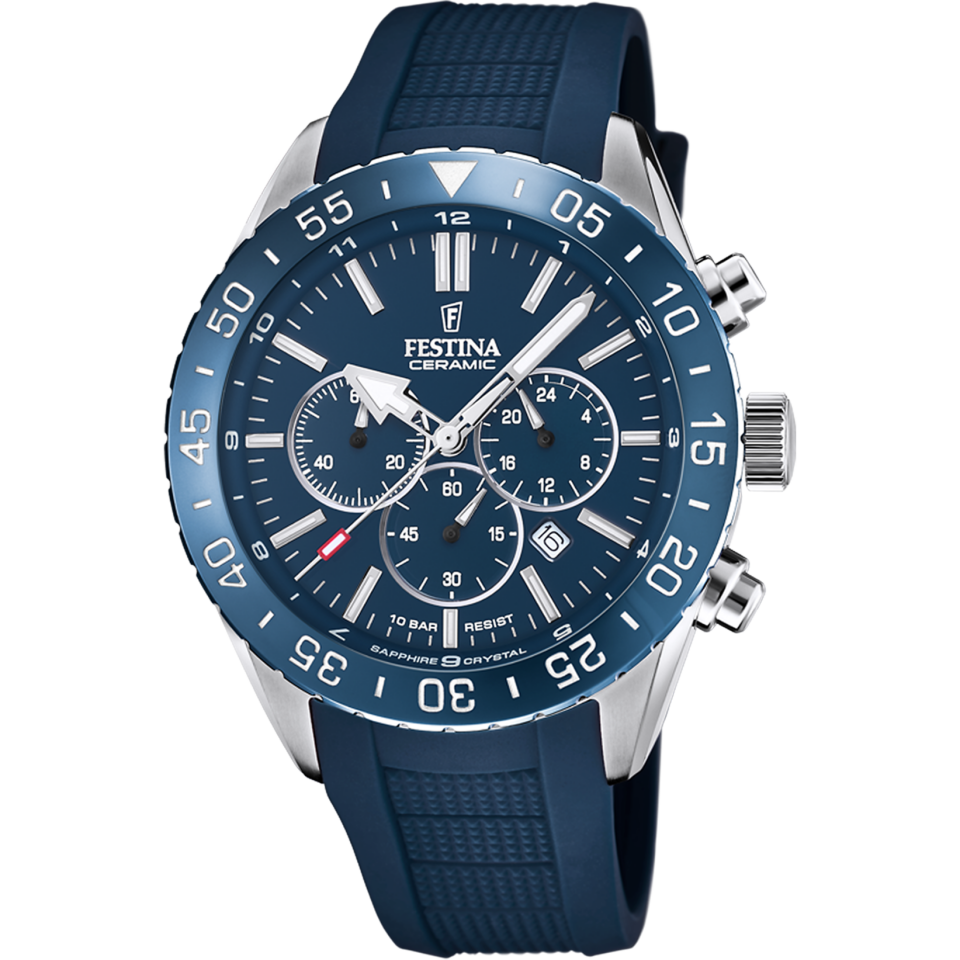 FESTINA F20515/1 SERAMİK, KAUÇUK KORDON ERKEK KOL SAATİ