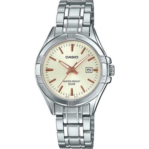 Casio LTP-1308D-9AVDF Quartz Çelik Gri Krem 31 mm Kadın Kol Saati