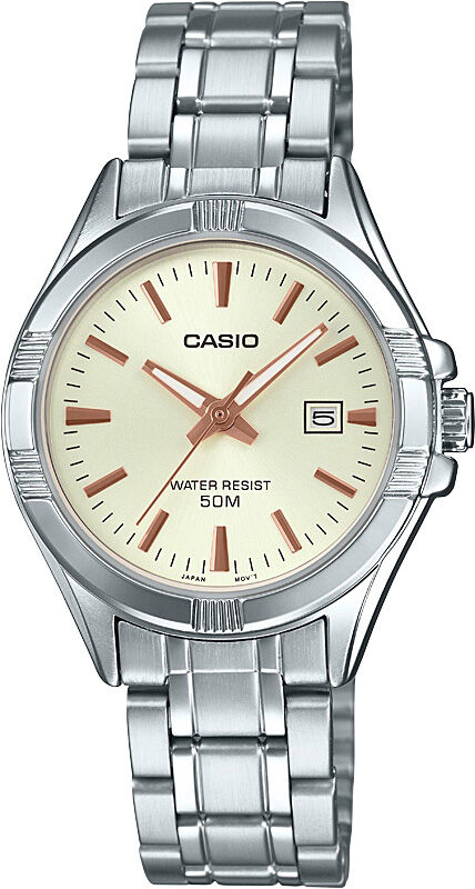 Casio LTP-1308D-9AVDF Quartz Çelik Gri Krem 31 mm Kadın Kol Saati