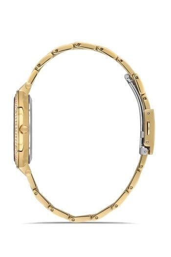 Ferro FL21449A-B4 Quartz Çelik Altın rengi 36 mm Kadın Kol Saati