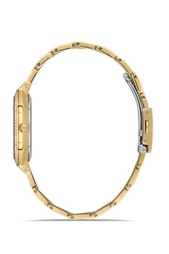 Ferro FL21449A-B4 Quartz Çelik Altın rengi 36 mm Kadın Kol Saati