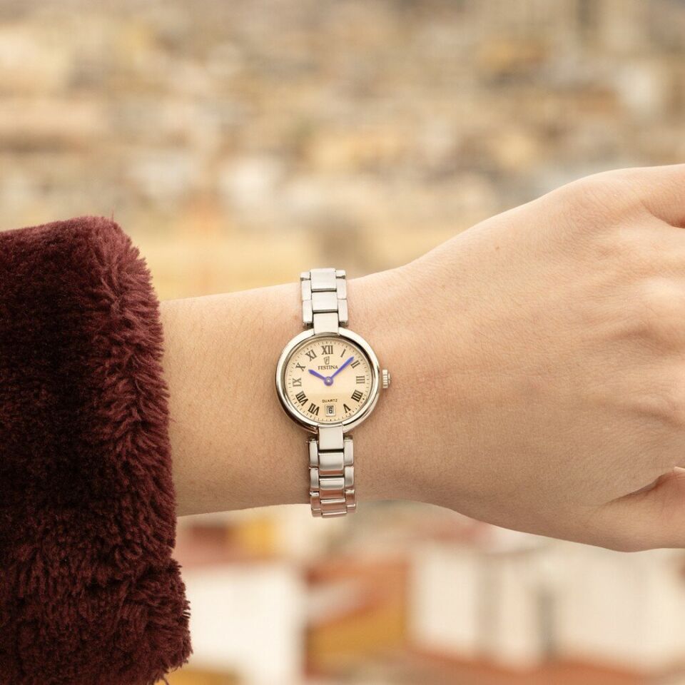 Festina F20784/3 Mademoiselle Quartz Çelik Gri 26 mm Kadın Kol Saati