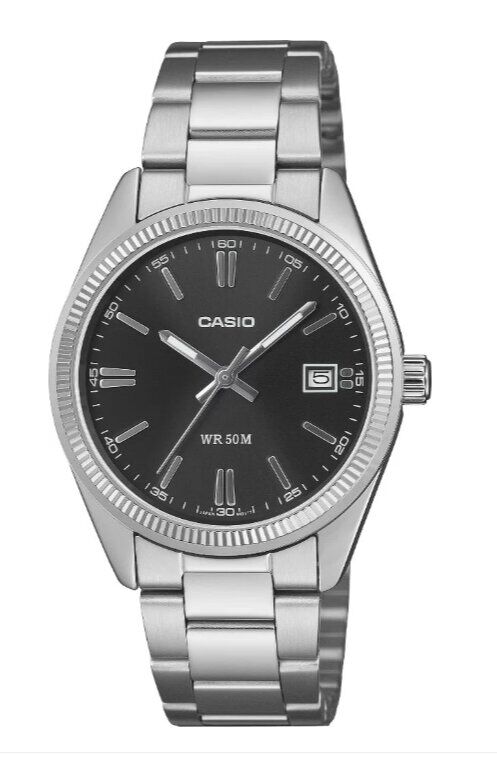 Casio UTP-1302PD-1AVDF Quartz Çelik Gri Siyah Kadran 35 mm Erkek Kol Saati