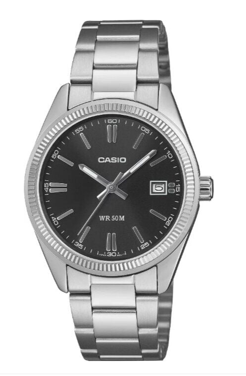Casio UTP-1302PD-1AVDF Quartz Çelik Gri Siyah Kadran 35 mm Erkek Kol Saati
